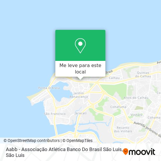 Aabb - Associação Atlética Banco Do Brasil São Luís mapa