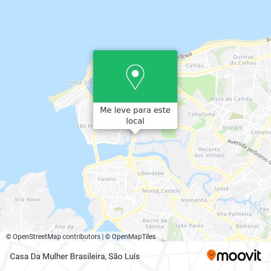 Casa Da Mulher Brasileira mapa