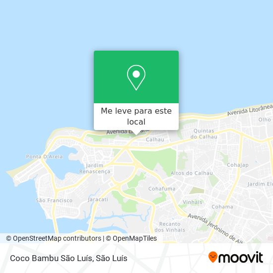 Coco Bambu São Luís mapa