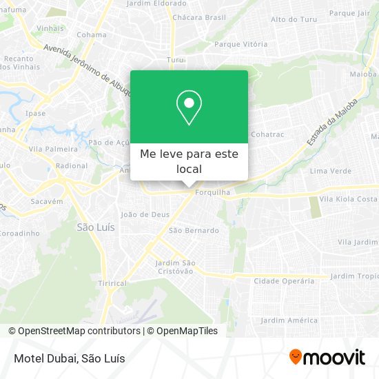 Motel Dubai mapa