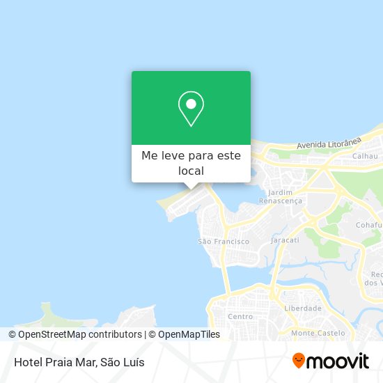 Hotel Praia Mar mapa