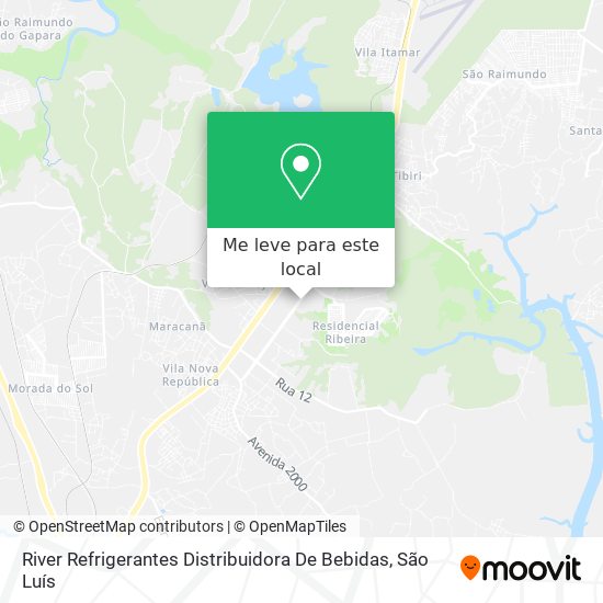 River Refrigerantes Distribuidora De Bebidas mapa