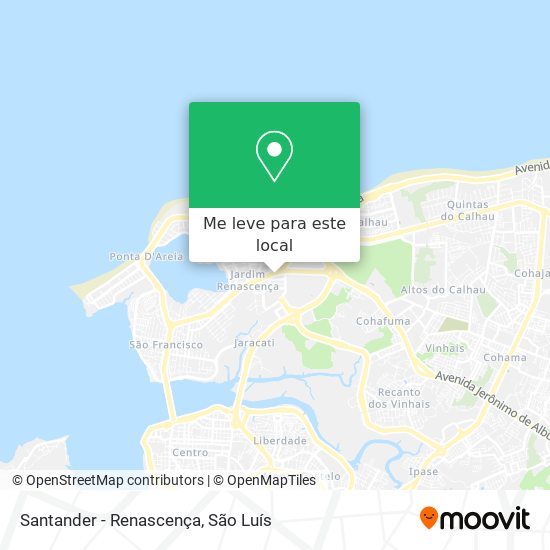 Santander - Renascença mapa