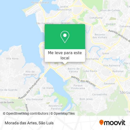 Morada das Artes mapa