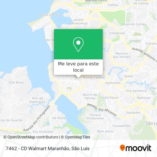 7462 - CD Walmart Maranhão mapa