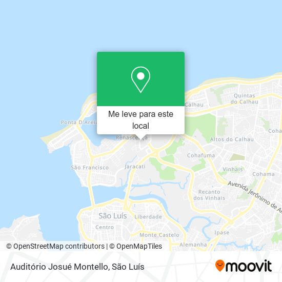 Auditório Josué Montello mapa