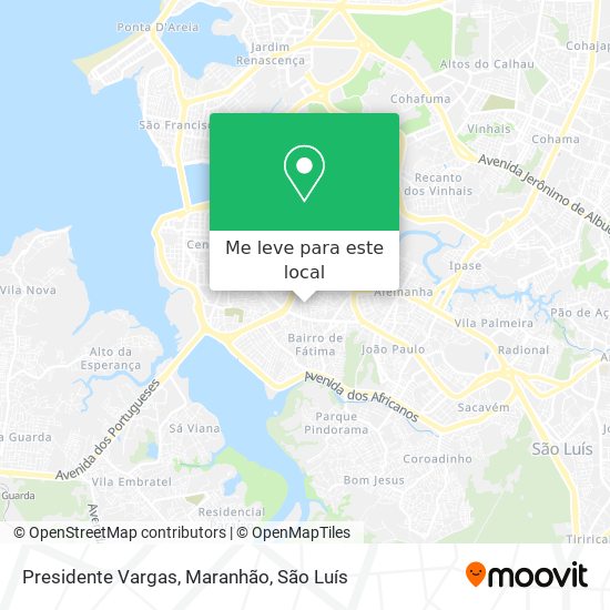 Presidente Vargas, Maranhão mapa