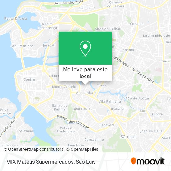 MIX Mateus Supermercados mapa