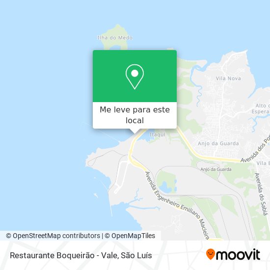 Restaurante Boqueirão - Vale mapa