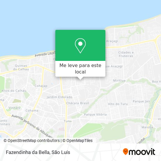 Fazendinha da Bella mapa