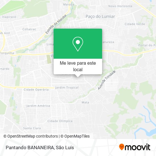 Pantando BANANEIRA mapa