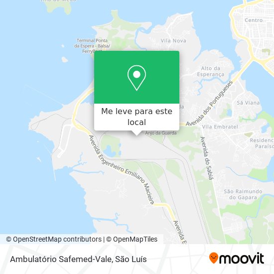 Ambulatório Safemed-Vale mapa