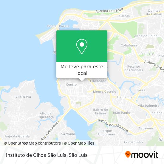Instituto de Olhos São Luís mapa