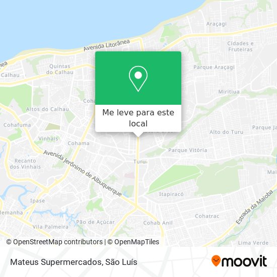 Mateus Supermercados mapa