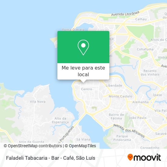 Faladeli Tabacaria - Bar - Café mapa
