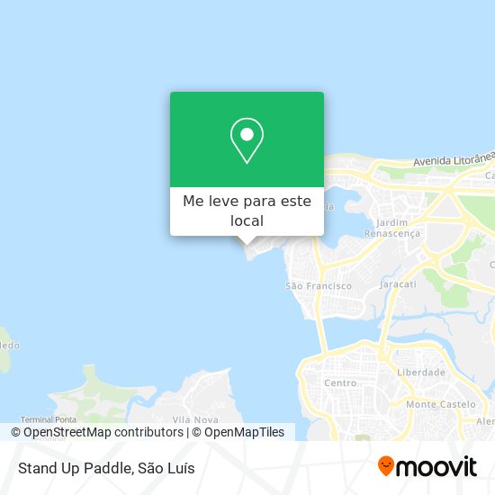 Stand Up Paddle mapa