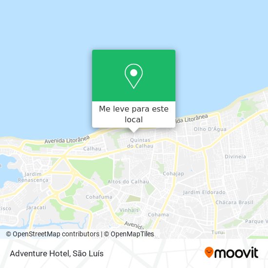 Adventure Hotel mapa