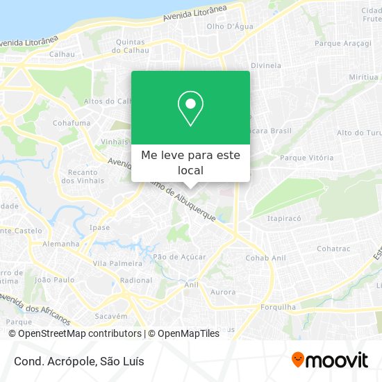 Cond. Acrópole mapa