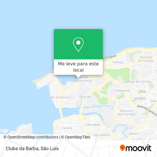 Clube da Barba mapa
