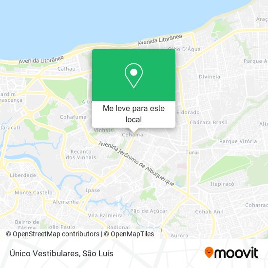 Único Vestibulares mapa