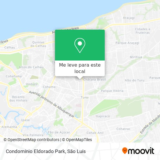 Condomínio Eldorado Park mapa