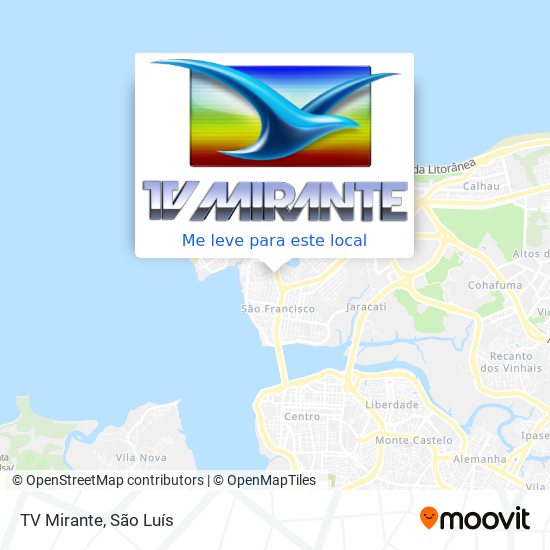 TV Mirante mapa