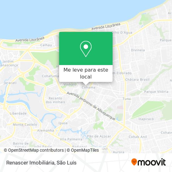 Renascer Imobiliária mapa