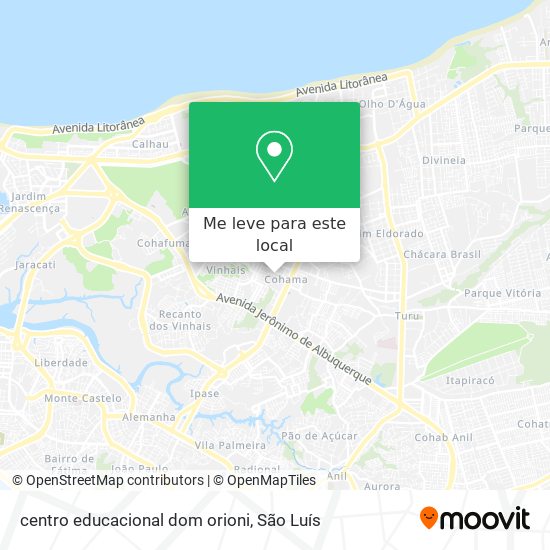 centro educacional dom orioni mapa
