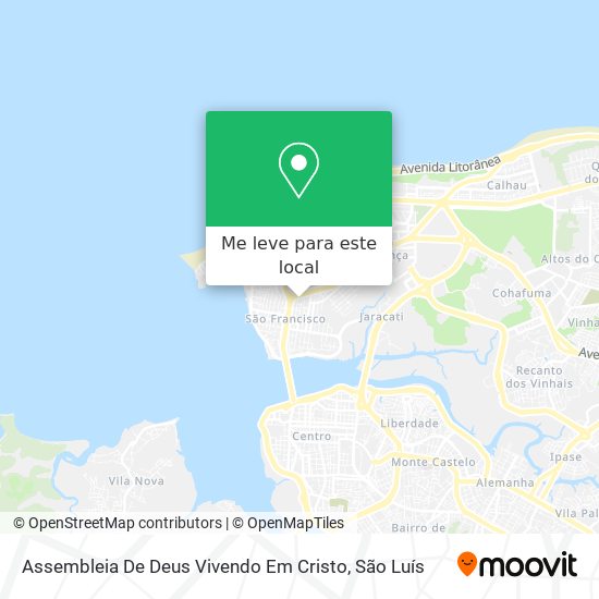 Assembleia De Deus Vivendo Em Cristo mapa