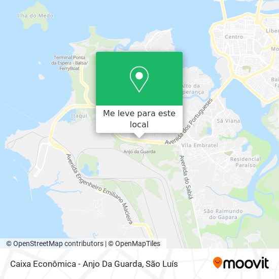 Caixa Econômica - Anjo Da Guarda mapa