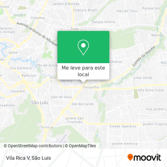 Vila Rica V mapa