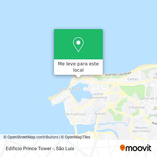 Edifício Prince Tower - mapa
