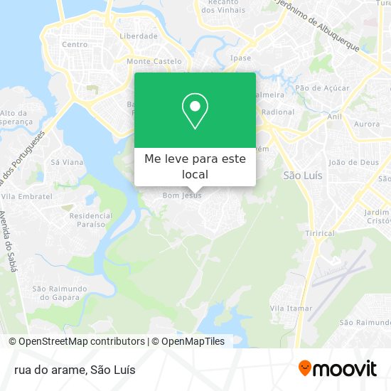 rua do arame mapa