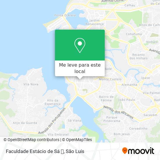 Faculdade Estácio de Sá 🎓 mapa