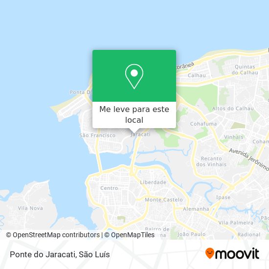 Ponte do Jaracati mapa