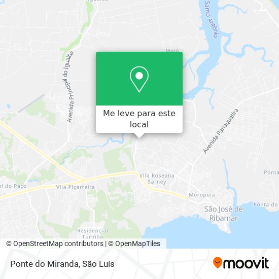 Ponte do Miranda mapa
