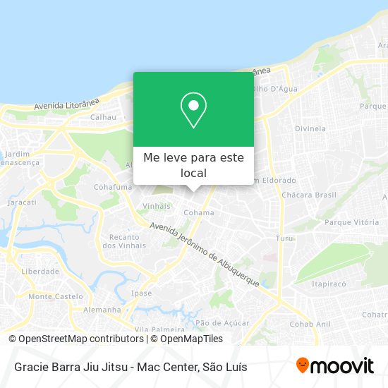 Gracie Barra Jiu Jitsu - Mac Center mapa