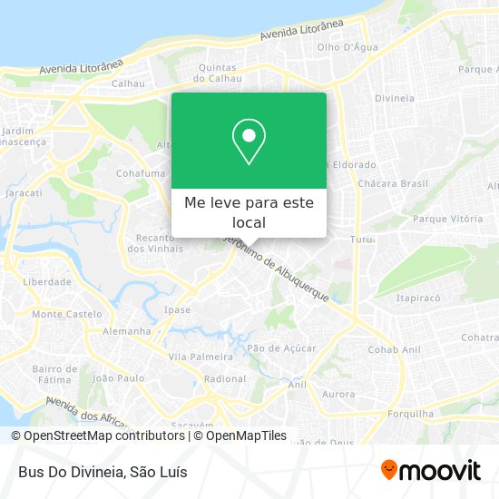 Bus Do Divineia mapa