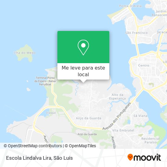 Escola Lindalva Lira mapa