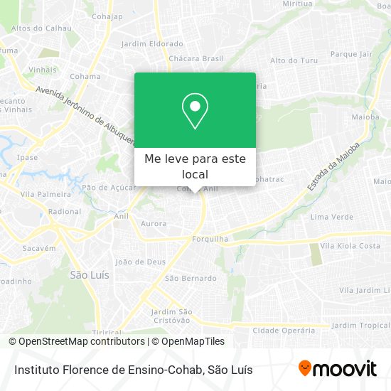 Instituto Florence de Ensino-Cohab mapa