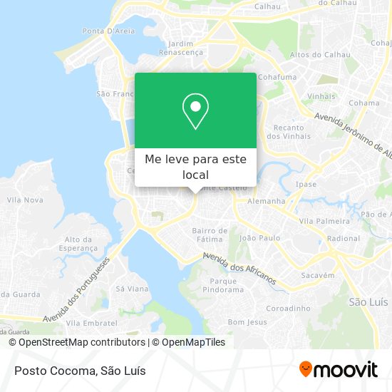 Posto Cocoma mapa