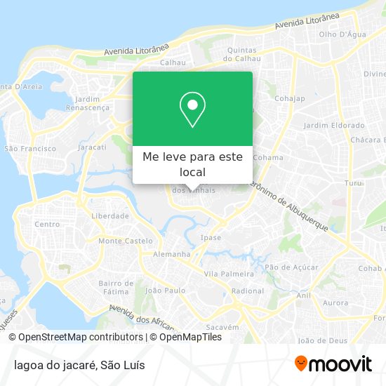 lagoa do jacaré mapa
