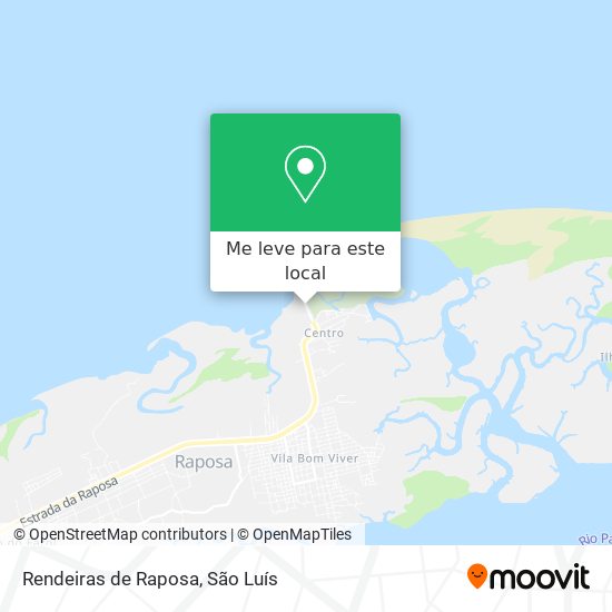 Rendeiras de Raposa mapa
