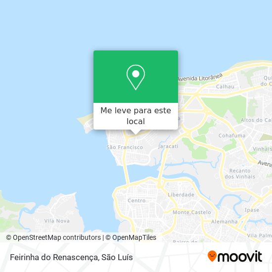 Feirinha do Renascença mapa