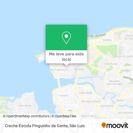 Creche-Escola Pinguinho de Gente mapa
