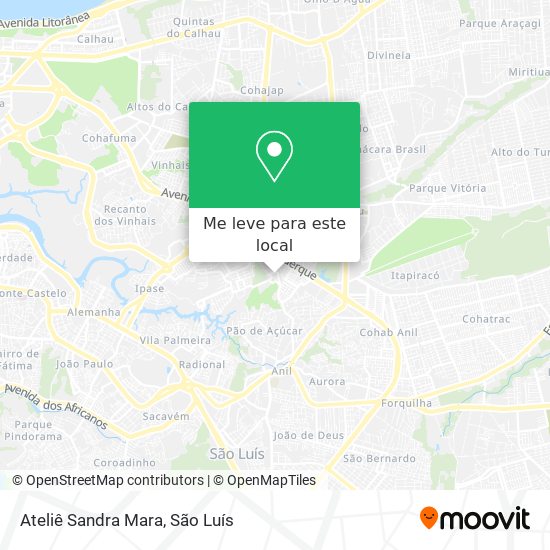 Ateliê Sandra Mara mapa