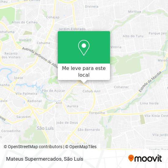 Mateus Supermercados mapa