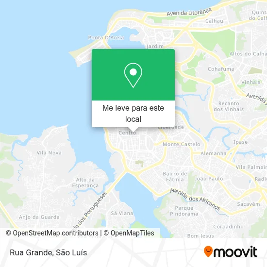 Rua Grande mapa