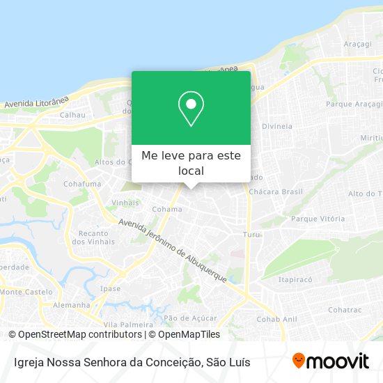 Igreja Nossa Senhora da Conceição mapa