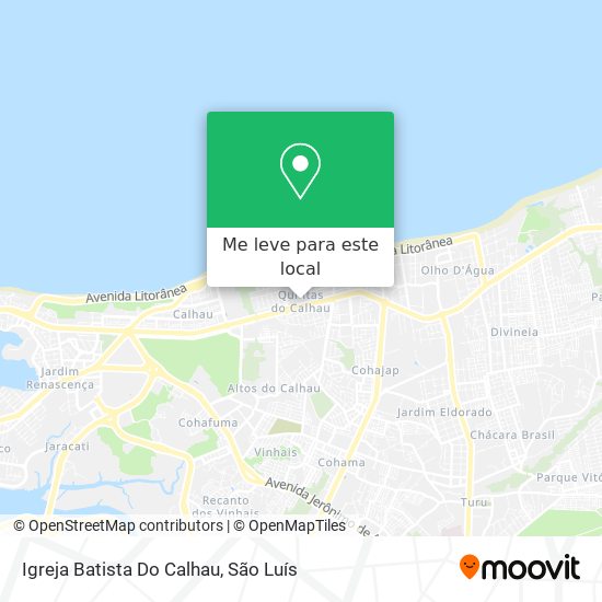 Igreja Batista Do Calhau mapa
